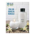 BlueDaisyCandle 250 Gr BEYAZ Renk VANİLYA Kokulu Inci Tozu Mum ( 30 Adet 4cm Fitil İle ) Toz Mum , Kum Mum