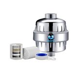 Bluefox SILVER Duş Filtresi – Klor ve Ağır Metal Arıtmalı, KDF 55 + Aktif Karbon, Saç ve Cilt Dostu, Kireç Azaltıcı, Evrensel Uyumlu, Aletsiz Montaj, Su Yumuşatıcı
