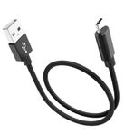 BLUELEC Kısa USB C Tipi Kablo Naylon Örgülü USB C - USB A Şarj Cihazı 2.0 Şarj Senkronizasyon Kabloları Samsung Galaxy S9 S8 Note 8, Nexus 6P, Google Pixel, LG G5 G6, OnePlus, Power Bank (Siyah-11 inç) ile