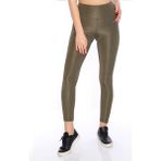 Bluence Disco Parlak Tayt - XL - Haki