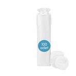 BLUENDY 100 Adet Yuvarlak Makyaj Temizleme Pamuğu -%100 Saf Premium Kalite Disk Pamuk, Fondöten ve Makyaj Çıkarma Pedi, Tüy Bırakmaz, Yumuşak ve Taşınabilir (M, Adet, 100)