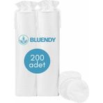 Bluendy Yuvarlak Makyaj Temizleme Pamuğu -%100 Saf Premium Kalite Disk Pamuk, Fondöten ve Makyaj Çıkarma Pedi, Tüy Bırakmaz, Yumuşak ve Taşınabilir - 200 Adet