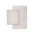 Bluenity Apollo Doğal Pamuklu 2'li Banyo Paspas Seti 60x100+50x60 Cm - Beyaz