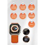 BLUEO Apple Watch Ultra / Ultra 2 - 49mm Uyumlu Corning Gorilla Akıllı Saat Ekran Koruyucu - Şeffaf