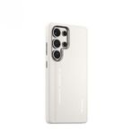 Blueo Galaxy S25+ Uyumlu Premium Leather Beyaz Deri Telefon Kılıfı