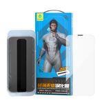 Blueo iPhone 14/13 / 13 Pro Uyumlu 0.2MM Ultra-Thin HD Uygulama Aparatlı Kırılmaz Cam Ekran Koruyucu