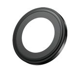 Blueo iPhone 14/iPhone 14 Plus Uyumlu Metal Çerçeve Lens Koruyucu Siyah