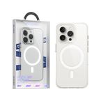 Blueo iPhone 15 Pro Max Crystal Pro Drop Resistance Magsafe Telefon Kılıfı (Şeffaf)