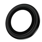 Blueo-Iphone 15 Pro Max Siyah Uyumlu Orijinal Metal Çerçeve Kamera Lens Koruyucu