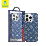 Blueo iPhone 15 Pro Max Uyumlu MagSafe Özellikli Orijinal Karbon Gilded Tactile Aramid Fiber İnce Slim Kılıf