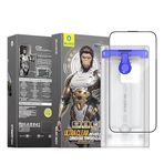 Blueo iPhone 15 Uyumlu AR 3D Curved Anti Reflective HD Uygulama Aparatlı Kavisli Cam Ekran Koruyucu