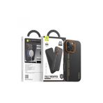 Blueo iPhone 16 Pro Uyumlu Manyetik Özellikli Wrapped Aramid Fiber Turuncu Telefon Kılıfı