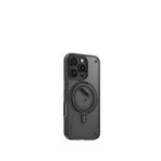 Blueo Mr. Gorilla Iphone 16 Pro Max 360° Dönen Metal Standlı Magsafe Uyumlu Mat Telefon Kılıfı - Siyah