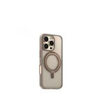 Blueo Mr. Gorilla Iphone 16 Pro Max 360° Dönen Standlı Mat Silikon Magsafe Uyumlu Telefon Kılıfı - Altın