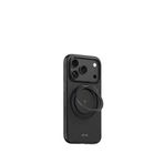 Blueo Mr. Gorilla Iphone 17 Pro Magsafe Uyumlu Aramid Fiber Standlı Siyah Telefon Kılıfı
