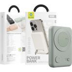 Blueo Mr.Gorilla Magsafe 10.000 mAh 20W PD 15W Standlı Kablosuz Yeşil Powerbank