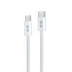 Blueo Örgülü USB-C/TYPE-C to USB-C/TYPE-C PD Hızlı Şarj ve Data Kablosu 1.2 Metre