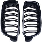 Blueoto Bmw 5 Serisi F10 Çift Şerit Parlak Siyah M5 Panjur 2011-2017 Ithal Ürün
