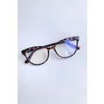 BluePepper Cateye Mavi Işık Korumalı Leopar Ekran Gözlüğü Kadın Optik Uyumlu Camları Değişebilir