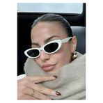 BluePepper Çekik Cat Eye Model Vintage Güneş Gözlüğü Kadın Şık ve Tarz UV Korumalı Gözlük