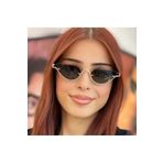 BluePepper GUPP SİYAH GÜNEŞ GÖZLÜĞÜ Cateye Gold Çerçeve 52 ekartman