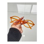 BluePepper MIUX ORANGE OVAL ÇERÇEVE Mavi Işık Korumalı Ekran gözlüğü, Optik Uyumlu, Camları Değişebilir