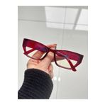 BluePepper Pradix Bordo Mavi Işık Filtreli Ekran Gözlüğü Cateye Unisex Optik Uyumlu Camları Değişebilir