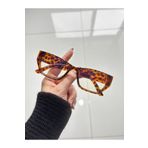 BluePepper Pradix Leopard Mavi Işık Filtreli Ekran Gözlüğü Cateye Unisex Optik Uyumlu Camları Değişebilir