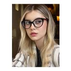 BluePepper Sydyney Siyah Cateye Mavi Işık Filtreli Gözlük BlueBlock Kedi Gözü, Optik Uyumlu Camları Değişebilir