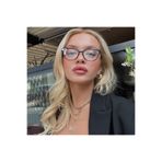 BluePepper Talya Cateye Kahverengi Mavi Işık Filtreli Ekran Gözlüğü Optik Uyumlu Camları Değişebilir