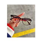 BluePepper Talya Cateye Kahverengi Mavi Işık Filtreli Ekran Gözlüğü Optik Uyumlu Camları Değişebilir
