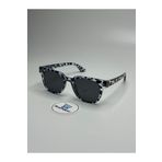 BluePepper Vega Model Zebra Desen Güneş Gözlüğü Wayfarer Siyah Cam Renkli