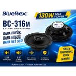 BlueRex BC-316M (6.5") 16 cm Coaxial Hoparlör (Amfi Için Uygundur) 2 Adet