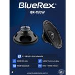 Bluerex Br-150W-1400W Max-350W Rms-Kaliteli-Profesyonel 38 Cm Woofer