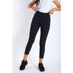 Blues Outlet Kadın Siyah Çiçekli Bengalin Pantolon-siyah