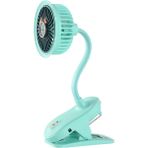 Blueseed BS-5002 Şarjlı Masa Kenarı Montajlı Fan Yeşil Mini Vantilatör