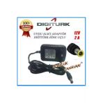 Bluesery Digitürk Ve D-Smart 12V 2A İgne Uçlu Adaptör 9503/9505