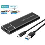Bluesery Nvme M.2 SSD Kutusu 3.1 Type-C Uyumlu - Siyah