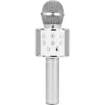 Bluest Shop Karaoke Mikrofon Aux USB ve Sd Kart Girişli Bluetooth Hoparlör - Gri