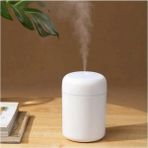 Bluetech H2O 220ML Humidifier Ulrasonik Oda - Araç - Hava Nemlendirici Buhar Makinesi ve Aroma Difüzörü - Beyaz