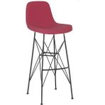 Bluetick Ikon Küçük Rahat Bar Sandalye 75 cm BLU1726 - Kırmızı
