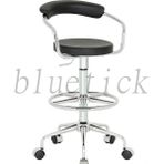 Bluetick Meta 2022 Bar Sandalye Tabure Fonksiyonel Ergonomik Silinebilir MT011 - Siyah - 75 cm