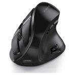 Bluetooth 2.4G Kablosuz Dikey Ergonomik Mouse Şarj Edilebilir Sessiz Tıklama Ofis Ve Laptop Uyumlu