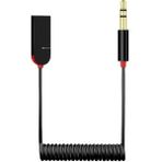 Bluetooth 5.0 Aux Araç Kiti - 3.5mm Bluetooth Alıcı, Eller Serbest Mikrofonlu, Araba ve Ev Ses Sistemleri Için Kablosuz Müzik Adaptörü | Evınto