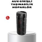 Bluetooth 5.0 Kablosuz Hoparlör Çift Sürücülü Yüksek Ses Kalitesi Kompakt Tas - KR0025-5MTAL - Çok Renkli