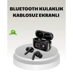 Bluetooth 5.3 Anc Kablosuz Kulaklık – Dokunmatik Dijital Ekran Ve Uzun Pil Ömrü
