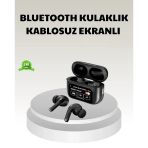 Bluetooth 5.3 Anc Kablosuz Kulaklık – Dokunmatik Kontrol, Dijital Ekran Uzun Pil Ömrü