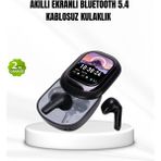 Bluetooth 5.4 Kulaklık – Gürültü Engelleme ve Akıllı Ekranlı Şarj Kutusu Nemere