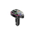 Bluetooth Araç Kiti Araç Fm Transmitter Usb Type-C Mp3 Sd Kart Flash Için Uygun Pd Çakmaklık Girişli