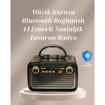 Bluetooth Bağlantılı Taşınabilir Hoparlör – Fm/am Ra Özellikli, Şarj Edilebilir Batarya, 1 kg